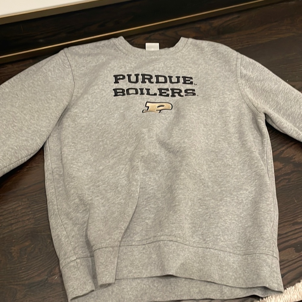 graphic college crewneck